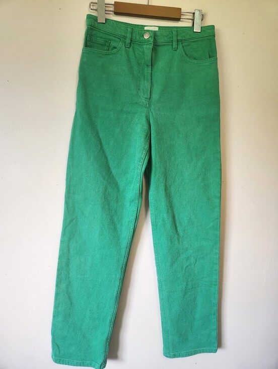 Wilfred Pants - Aritzia Wilfred Free Melina Twill Pant GD Alien Green High Rise Straight Size 4